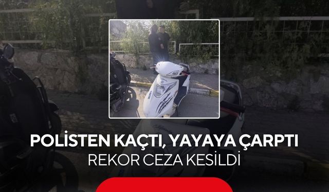 Kovalamaca facia ile bitti! 17 yaşındaki sürücüye rekor ceza kesildi...