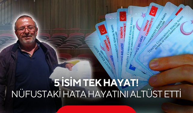 Nüfustaki hata hayatını altüst etti! Nüfusta kız, okulda Ersun, askerde Ersün...