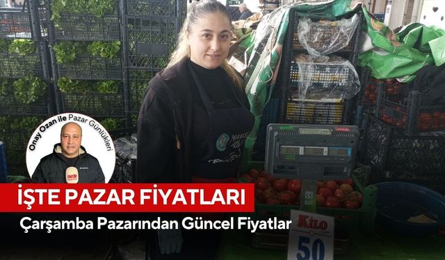 Salihli’nin Çarşamba Pazardaki Güncel Fiyatlar| Sebze fiyatları düştü