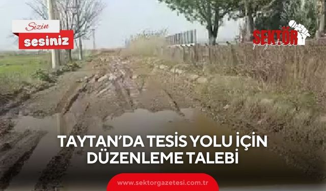 Taytan’da tesis yolu için düzenleme talebi