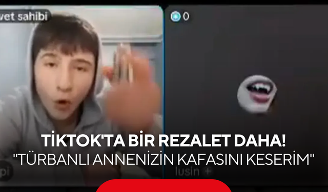 TikTok'ta infial yaratan görüntüler! Elinde bıçakla anneleri hedef aldı