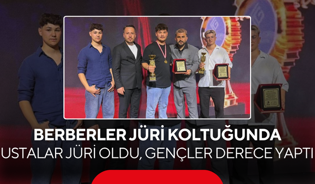 Ustalar jüri oldu, gençler derece yaptı