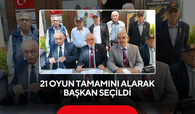 21 Oyun Tamamını Alarak Başkan Seçildi