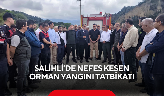 Salihli’de yangınlara karşı hazırlık çalışmaları sürüyor