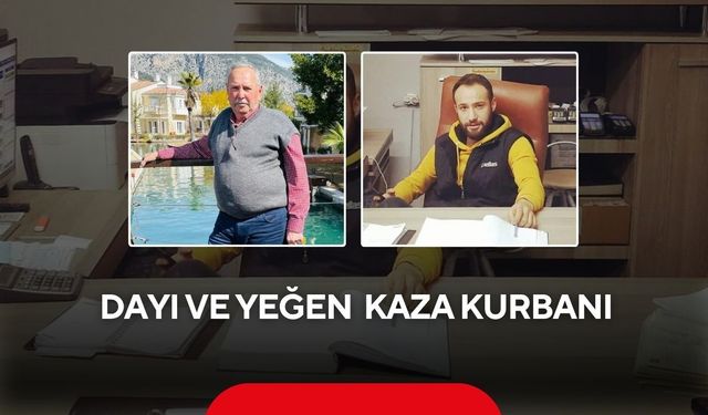 Kahreden kaza: Dayı ve yeğen tırda can verdi