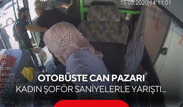 Direksiyon başında kahramanlık! Fenalaşan yolcu hastaneye böyle ulaştı...