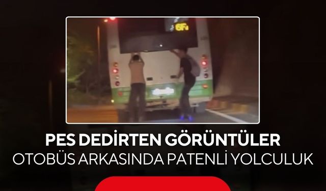 Faciaya davetiye! Hareket halindeki otobüse tutundular...
