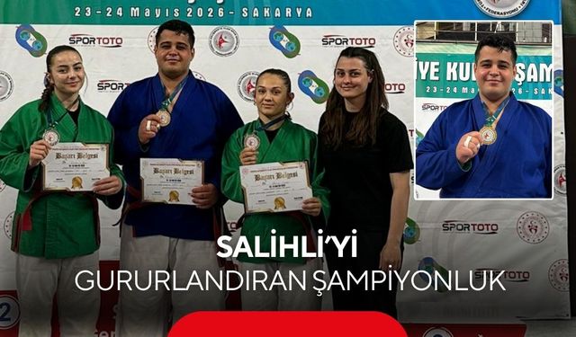 Salihli’den Türkiye Şampiyonu çıktı: Mehmet Emin Çolakçivi zirvede!