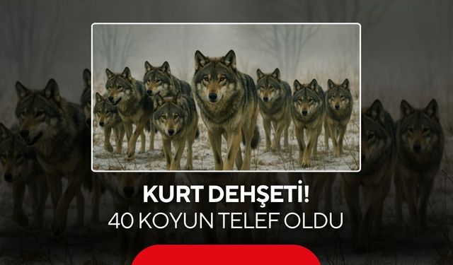 Kurt sürüsü ağıla girdi… Çok sayıda küçükbaş hayvan telef oldu