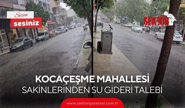 Kocaçeşme Mahallesi sakinlerinden su gideri talebi