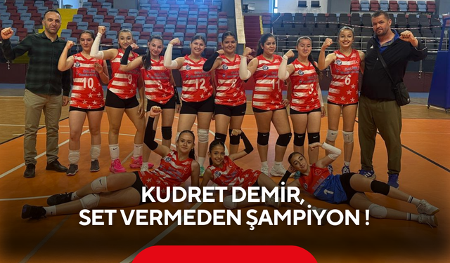 Kudret Demir, set vermeden şampiyon !