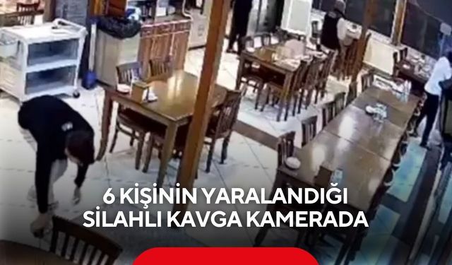 Saniye saniye kamera kaydı... Sokak ortasında silahlı kavga..