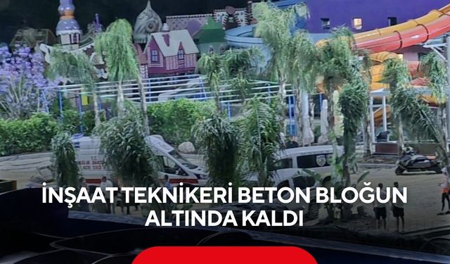 Taşınan beton blok dehşet saçtı... 45 yaşındaki tekniker hayatını kaybetti...