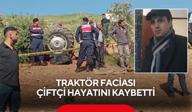 Tarlada acı son: Traktörün altında can verdi