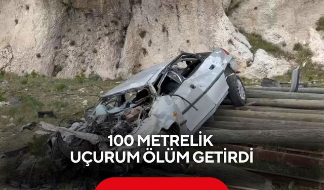100 metrelik uçurum ölüm getirdi