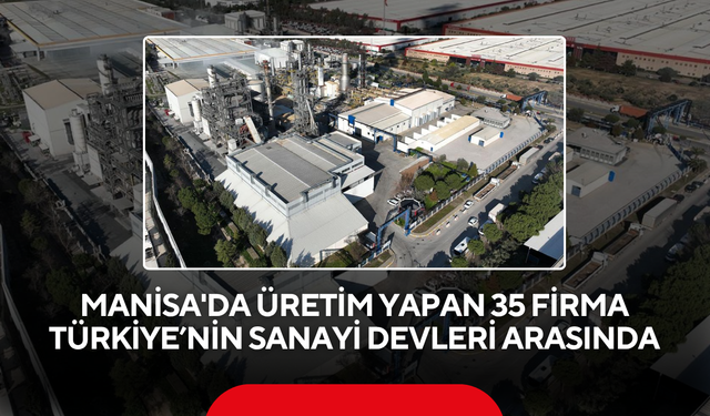 Manisa'da üretim yapan 35 firma Türkiye’nin sanayi devleri arasında