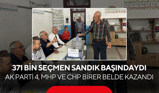 Üç ilde ara seçim heyecanı! Sonuçlar belli oldu