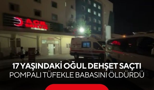 17 yaşındaki oğul dehşet saçtı: Pompalı tüfekle babasını öldürdü