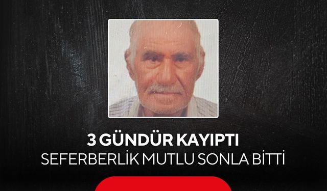 3 gündür kayıptı… Alzheimer hastası Kazım Oral sağ salim bulundu...