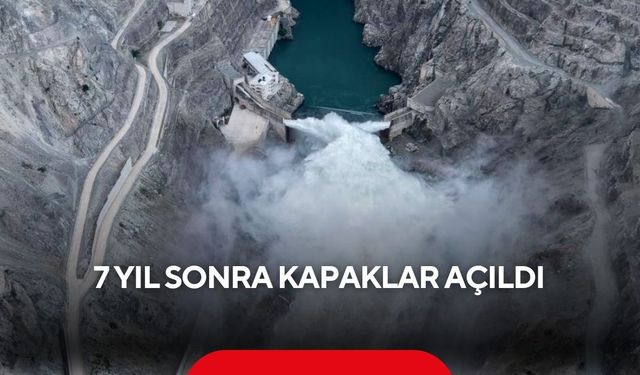 7 yıl sonra kapaklar açıldı! Vatandaşlar seyir noktalarına koştu...