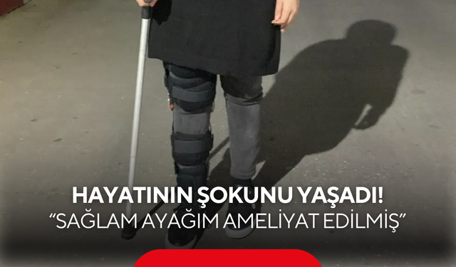 Akılalmaz skandal! Sağ dizindeki sakatlık için gitti, sol ayağından oldu