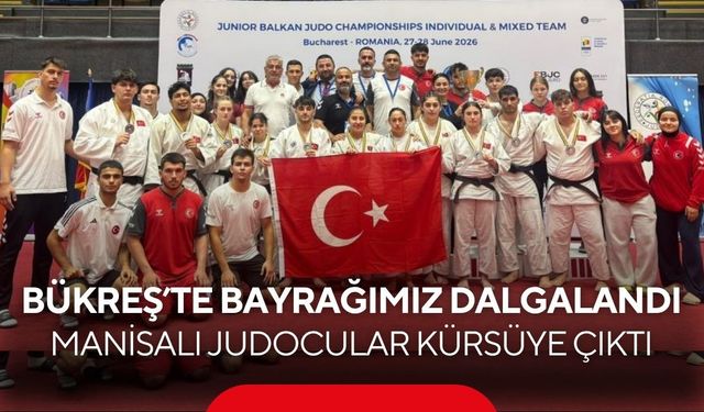 Balkanlar’da Türk Gururu! Manisalı Judocular Madalyaları Topladı