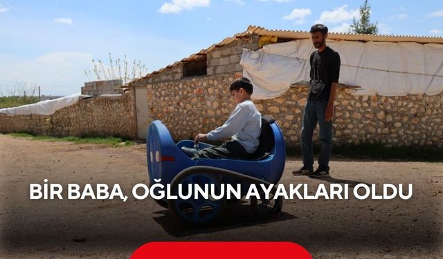 Bir babadan dünyaya ders! İmkansız denilen yolu oğlu için açtı...
