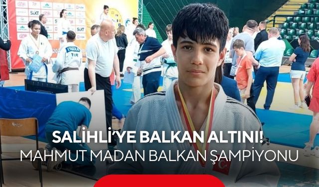 Kuzey Makedonya’da altın zafer! Salihlili Mahmut Madan Balkan Şampiyonu oldu