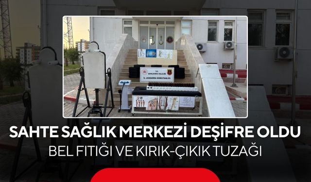Evini kliniğe çevirmiş! Ruhsatsız bel fıtığı ve kırık-çıkık tedavisi...