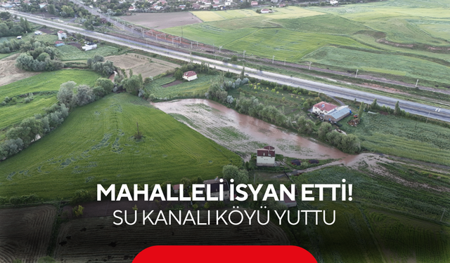 Mahalleli isyan etti, 60 yıldır böylesini görmediler: Evler ve tarlalar sular altında kaldı