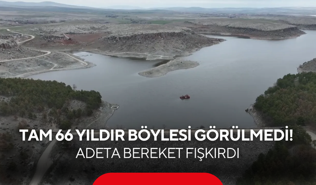 O ilimizde tam 66 yıldır böylesi görülmedi! Adeta bereket fışkırdı