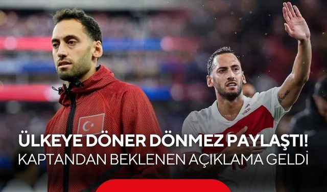 Sessizliğini bozdu! Hakan Çalhanoğlu'ndan taraftara özür