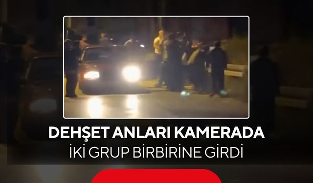 Sokak ortasında kavga! Tekme, tokat, sopalar havada uçuştu...