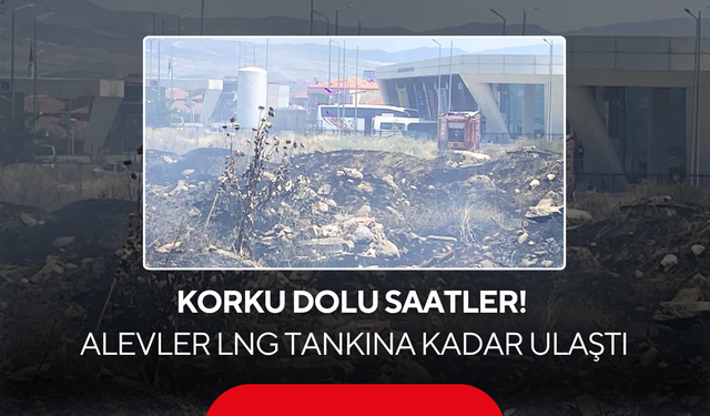 Facianın Eşiğinden Dönüldü... Yangın Akaryakıt İstasyonu ve Otogarı Tehdit Etti