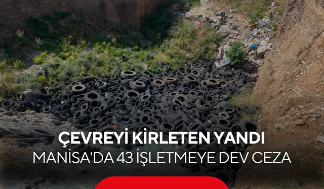 Çevreyi kirletmenin bedeli ağır oldu! Manisa'da milyonlarca liralık ceza...