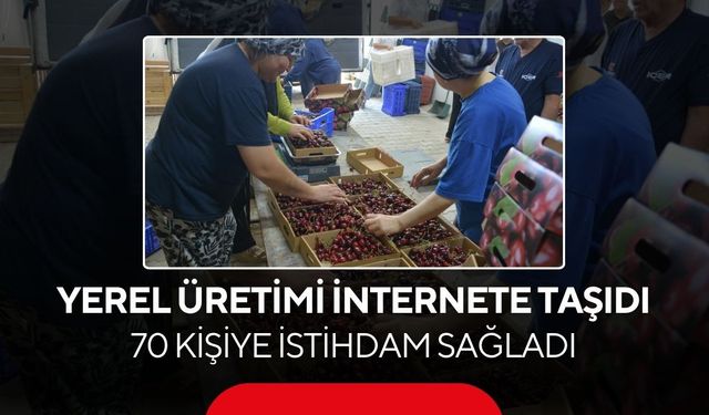 Dijital hamleyle büyük başarı! Yerel üretimden 70 kişiye ekmek çıktı...