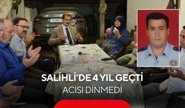 Salihli’de 4 yıl geçti, acısı dinmedi: Şehit Turan Arıkan unutulmadı