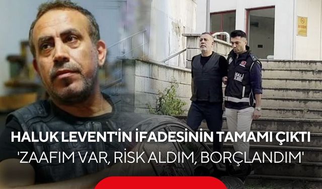 Haluk Levent ifadesinde her şeyi anlattı! "Borsada işlem yapmak gibi bir zaafım var"