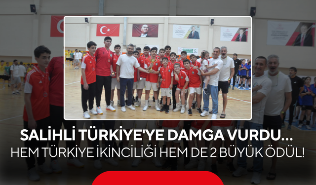 Salihli Türkiye'ye damga vurdu… Hem Türkiye ikinciliği hem de 2 büyük ödül!