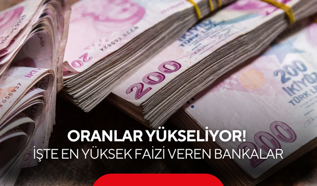 Kenarda 700 bin lirası olanlar dikkat! İşte en yüksek faizi veren bankalar