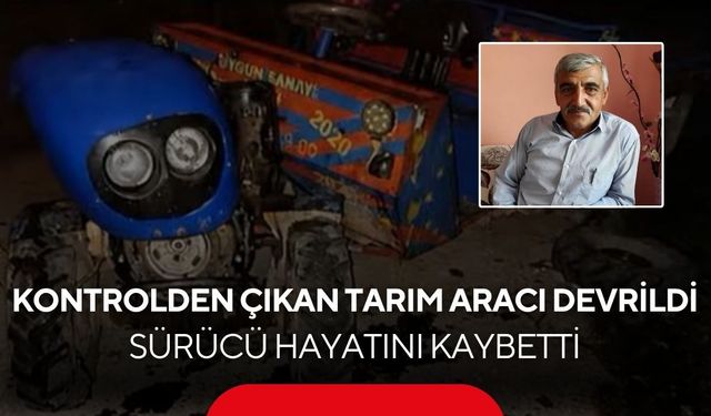 Kontrolden çıkan patpat devrildi! Sürücü olay yerinde hayatını kaybetti...