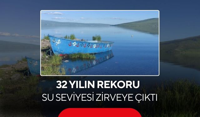 32 yılın rekoru: Gölde su seviyesi zirveye çıktı
