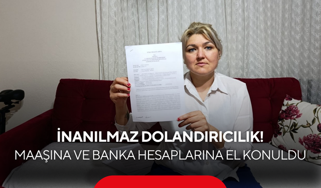 Sadece ismini verdi, hayatı kabusa döndü! Banka hesaplarına ve maaşına haciz konuldu
