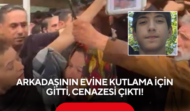 14 yaşındaki çocuk alnından tek kurşunla vurulmuş... Arkadaşının evine kutlama için gitti, cenazesi çıktı!