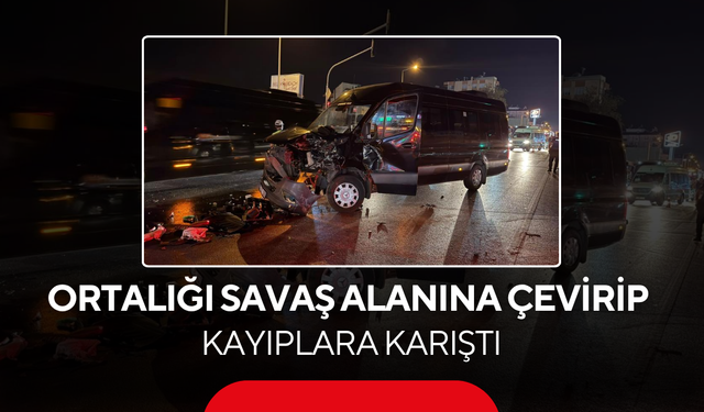 3 araç birbirine girdi! Kazaya neden olan sürücü aracını bırakıp kaçtı...