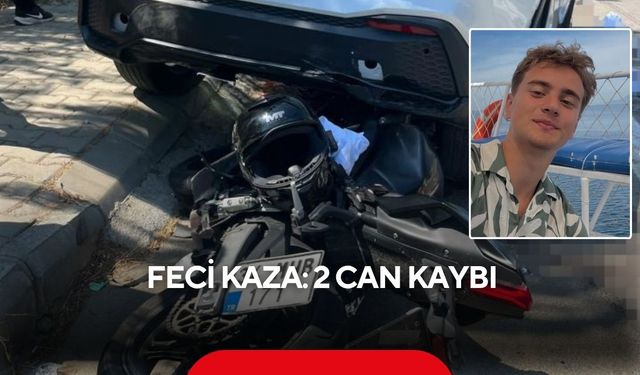 Feci kaza! Motosikletteki 2 kişi öldü