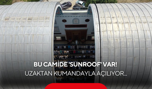 Otomobillerdeki sistemi uyguladılar! Türkiye'nin en sıradışı camilerinden biri...