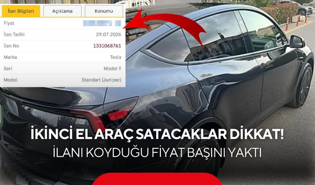 İkinci el fırsatçısına ağır darbe! İlanı koyduğu fiyat başını yaktı