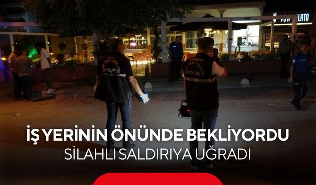 İş yeri önünde kurşun yağdırdılar! İşletme sahibi yaralandı...