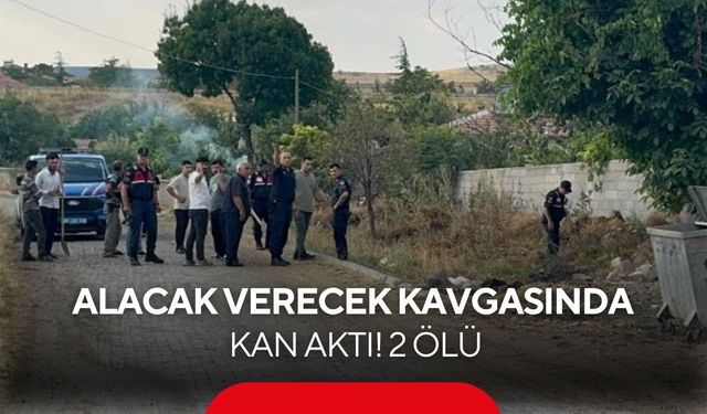 Alacak verecek kavgasında kan aktı! 2 kişiyi öldürüp kaçtı
